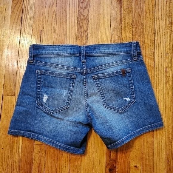 JOE'S JEANS MARYLEE DISTRESSED‎ DENIM SHORTS - Picture 4 of 8